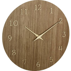 Tfa Dostmann - 60.3072.23 Quarzo Orologio da parete 298 mm x 41 mm x 298 mm Legno (scuro)