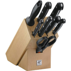 ZWILLING Twin Gourmet Ceppo di Coltelli in Legno con 9 Pezzi