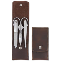 ZWILLING Pocket case, 3 pcs Set Marrone