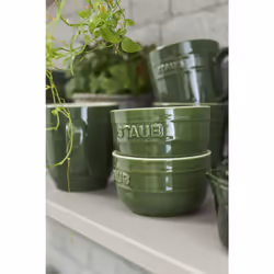 Staub Ceramique stampino Verde Rotondo