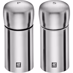 ZWILLING 39500-025-0, Set macina sale e pepe, Acciaio inox, Acrilonitrile butadiene stirene (ABS), Ceramica, 52 mm, 100 mm