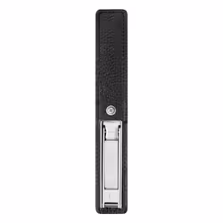 ZWILLING 42445-000-0, Tronchesine per manicure, Pelle, Acciaio inox, Curvo, Nero, Acciaio satinato, Acciaio inox, 105 mm