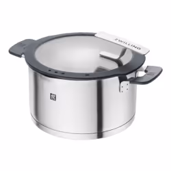 ZWILLING Simplify, 3,5 L, Nero, Argento, Ceramica, Gas, Alogena, Induzione, Piastra sigillata, Acciaio inox, Nero, Silicone