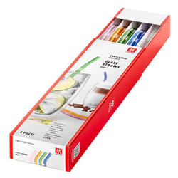 Zwilling - Sorrento - Cannucce in vetro borosilicato riutilizzabili e sostenibili per bevande fredde e calde, 4 pezzi, lunghezza 23 cm, forma curva,