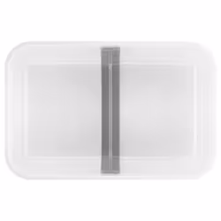 ZWILLING FRESH & SAVE Contenitore per il pranzo 1 L Plastica, Silicone Grigio, Bianco 1 pz - Vista aggiuntiva 4