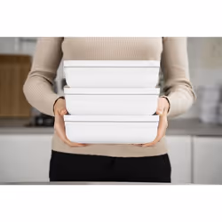 ZWILLING FRESH & SAVE Contenitore per il pranzo 1 L Plastica, Silicone Grigio, Bianco 1 pz - Vista aggiuntiva 8