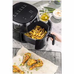 ZWILLING 36450-280-0 friggitrice Singolo 4 L Indipendente 1400 W Friggitrice ad aria calda Nero - Vista aggiuntiva 8