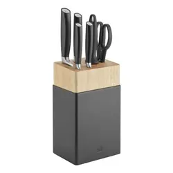 ZWILLING All * Star 7 Piece, Knife block set, silver, black