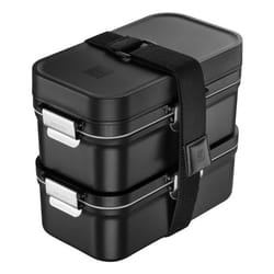 ZWILLING 1030913 contenitore portapranzo Set per borsa portapranzo Polipropilene (PP) Nero 2 pz