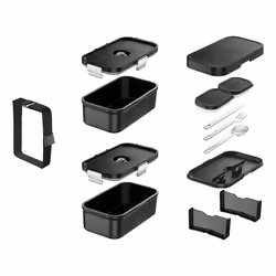 ZWILLING 1030913 contenitore portapranzo Set per borsa portapranzo Polipropilene (PP) Nero 2 pz - Vista aggiuntiva 2