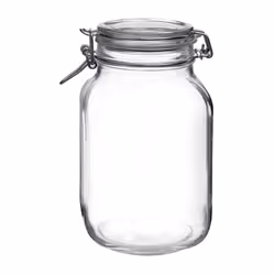 FIDO VASO ERMETICO 2000 CC Con i vasi Fido è possibile realizzare e conservare diverse preparazioni in modo tradizionale (sot ...