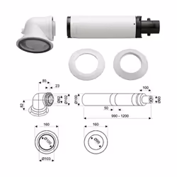Codice: DF-BSH7719002846 Marca: BOSCH. Bosch Azb 916 Kit Orizzontale 60-100 Pph