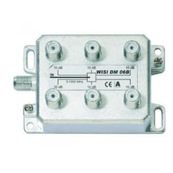 Wisi DM 06 B Splitter per cavo Argento