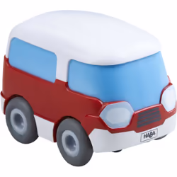 HABA Kullerbu Momentum Motor Mini Bus, Bus, 2 anno/i, Acrilonitrile butadiene stirene (ABS), Blu, Grigio, Rosso, Bianco