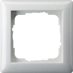 GIRA 2832319 Placca copripresa e copri interruttori Bianco