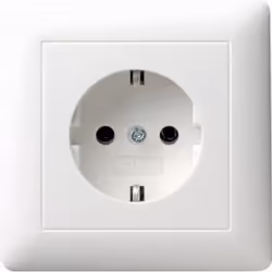 GIRA 044027, CEE 7/3, 1 modulo/moduli, CEE 7/4, Bianco, T.N.O., 250 V