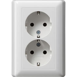 GIRA 078003 presa energia CEE 7/3 Bianco