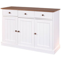 Mobile soggiorno buffet westerland 3ante+3cassetti 131x45x86h pino massello Inter Link