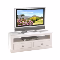 MOBILE PORTA TV. PINO MASSELLO VERNICIATO AD ACQUA BIANCO. DIM.118x39x45H. ARTICOLO IN KIT. MOBILE PORTA TV. PINO MASSELLO VE ...