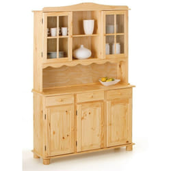 Mobile giorno credenza toscana 2ante+3cassetti 130x43/32x198h pino massello Inter Link