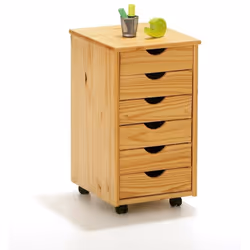 CASSETTIERA 6 CASSETTI. PINO MASSELLO FINITURA NATURALE. DIM. 36x40x65H. ARTICOLO IN KIT. CASSETTIERA 6 CASSETTI. PINO MASSEL ...