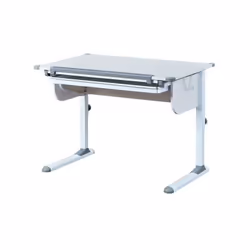Scrivania inclinabile e regolabile in altezza Struttura in metallo verniciato bianco Dim. l.110xp.68xh.55/78