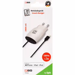 2GO 795630 Caricabatterie per dispositivi mobili Universale Bianco AC Interno