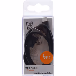 2GO 795782 cavo USB USB 3.2 Gen 1 (3.1 Gen 1) 1 m USB B USB C Nero