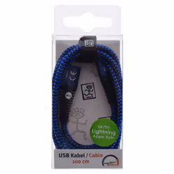 2GO 795949 cavo Lightning 1 m Blu