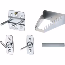 Adatto per lamiere forate con fori quadrati 10 x 38 mm per fori quadrati 10 x 38 mm Ja Elenco dei pezzi (testo) 15x 1500 H 0- ...