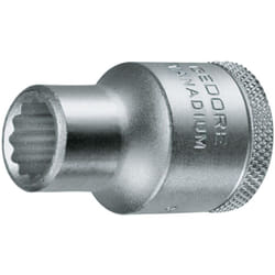 Gedore - d 19 7/16W Inserto per chiave a bussola 1/2' 12 facce 7/16W