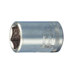 Gedore - Socket 1/4 '', Metrica, Costa s / Appartamento: 12 Mm Lungo. 24,7 Millimetri
