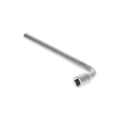 Gedore - Chiave a pipa Piegata, Chiave a Bussola Rotonda, 8 mm, Attacco Quadro, Lunga 150 mm, Chiave a Bussola Profonda, per Dadi e Viti, 25 v 8,