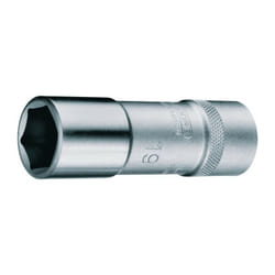 Gedore - Inserto chiave a bussola 19 l 1/2 pollice esagono sw 12mm L.77mm