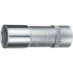 19 l 18 Inserto per chiave a bussola 1/2', lungo, 6 facce 18 mm