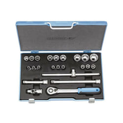 Gedore - Composizione Bussola 1/2 '', 23 Parti, 6, Punto 23 Parti