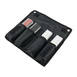 Heuer - Tubo / set di ganasce protettive per ganasce 100mm 8 pezzi in sacchetto di alluminio