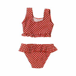 PLAYSHOES 461029_86/92, Costume da bagno intero, Bambino (0 - 2 anni), Rosso, Bianco, Fantasia, Femmina, Elastan, Poliammide