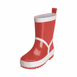 PLAYSHOES 184310-8/24/25, Stivali, Unisex, Bambino, Rosso, Bianco, Gomma