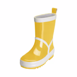 PLAYSHOES 184310-12/24/25, Stivali, Unisex, Bambino, Bianco, Giallo, Gomma