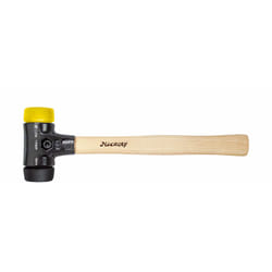 Wiha 26435 martello Martello con colpo morto Nero, Legno, Giallo