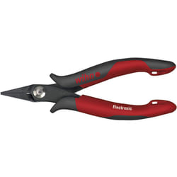 Wiha - Pinza a becchi appuntiti Electronic Testa stretta e corta, forma diritta 135 mm, 5 1/3' (26801)