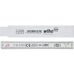 Wiha - Metro a stecche Longlife, 1 m Metrico, 10 stecche 13 mm (27061)