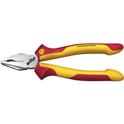 Wiha - Pinza universale Professional electric con DynamicJoint® e OptiGrip Con tagliente extra lungo 180 mm, 7' (27418)
