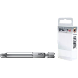 Wiha - Inserto Professional 70 mm positivo-negativo/Pozidriv 1/4' E6,3 in custodia 2 pz. (36082)