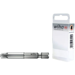 Wiha - Inserto Professional 70 mm positivo-negativo/Pozidriv 1/4' E6,3 in custodia 2 pz. (36086)