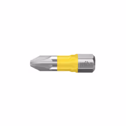 Wiha 41589, 5 pz, Viti a croce, PZ 2, 25 mm, 25,4 / 4 mm (1 / 4"), Esagonale