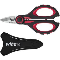 Wiha - Forbici da elettricista con funzione di crimpatura 160 mm (41923)