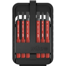 Wiha - Inserto set slimBit electric a taglio, Pozidriv 6 pz. (43157)