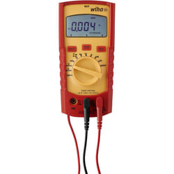 Wiha - Multimetro digitale fino a 1.000 v ac, cat iv incl. 2 pile aaa (45215)